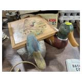 1 Duck Decoy, 1 Decor. Duck & Picture