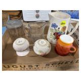 Fire King Mug, Tea Jar, Misc.