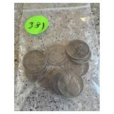1940's Jefferson Nickels (10)