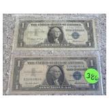 1957 Blue Seal Silver Certificate (2)