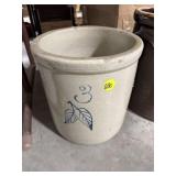 3 Gal. Red Wing Birch Leaf Crock- very small chip