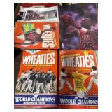 Wheaties Boxes(empty) 87&91 Twins & Jordon Poster