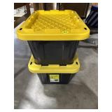 Pair of 5 Gallon Totes w/Lids
