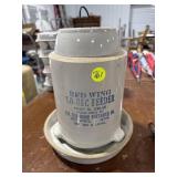 Red Wing Feeder Crock