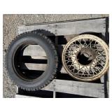 Antique Car Tire & Rim