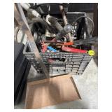 Crate of Misc. Tire Wrench, Pipe Wrench