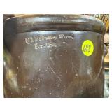 Brown 5 Gallon Iowa Pottery Works Ft. Dodge Crock-