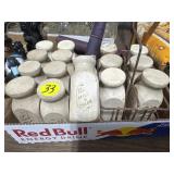 Wooden Milk Bottles in Carrier & More