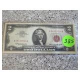 1963 Red Seal $2 Bill
