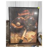 Baseball Poster - Framed