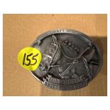 Britt Draft Horse Show Buckle 1993  36/250