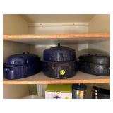 3 Enamel Roasters