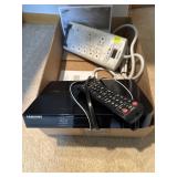 Power Strip, Samsung Blu Ray w/Remote