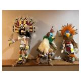 Native American Figures 3 (1 Has Broken Leg)
