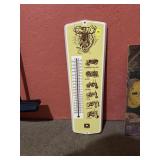 John Deere Thermometer Metal
