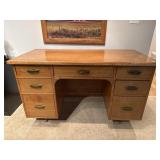 Desk (7 Drawers) 22 1/2" D x 49 1/2" W x 31" T