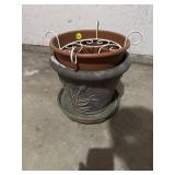 Plastic Flower Pots & Flower Stand