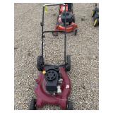 White Push Mower