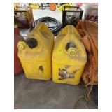 Diesel Fuel Cans - Pair