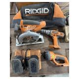 Rigid Rechargable Tool Set w/Chg - DEAD BATTERIES