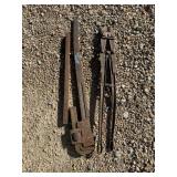 Bolt Cutters, Large Pipe Wrench