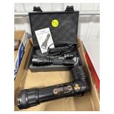 Pair of Flashlights - 1 is Rechargable