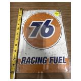 76 Racing Fuel Tin Sign
