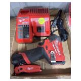 Milwaukee  M12 Brushless Driver, Batt, Chger & Cut