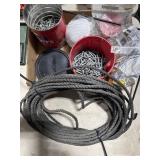 Nylon Rope, Fencing Staples, Misc.