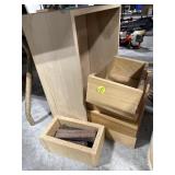 Splitting Wedges & Wooden Storage Boxes