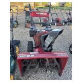 Craftsman 28" Snowblower Elect. Start -Needs Belts