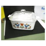 "Country Festival" Corning Ware Casserole