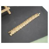 Bracelet, "Golden Brocade" Vintage, Sarah Coventry