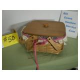 Longaberger Basket, Signed T.B., Dated 1997