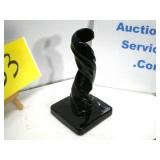 Black Lotus Spiral Candlestick Holder
