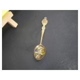 Mardi Gras New Orleans 1898 Sterling Silver Spoon