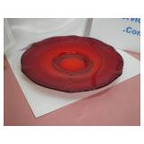 Ruby Red Serving Plate Tray