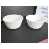 Mixing Serving Bowls, Milk Glass Hazel Atlas