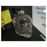 Skull Crystal Head Vodka Bottle with Stopper