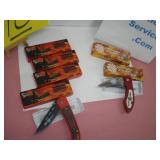 Fire Fighter Folding Blade Knives, NOS