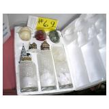 Christmas Winter Holiday Theme Candle Holder Set