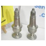 Salt & Pepper Shakers, Empire Pewter