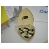 Vintage Coro Necklace in Heart Shaped Ornate Box