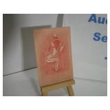 Antique Trade Card Advertising with Clown-Jester