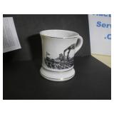 Mustache Cup Mug, Steam Paddlewheel Boat