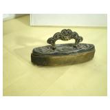 Antique Ornate Sterling Silver Finger Nail Buffer