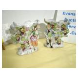 Victorian Style Porcelain Boy & Girl Figural