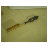 Ornate Sterling Silver Handle with Bone Brush