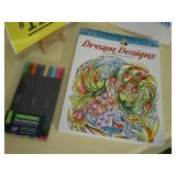 Adult Coloring Book, Dream Designs Creative Haven