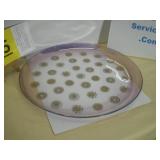 Glama Glass Atomic Starburst Serving Platter Tray